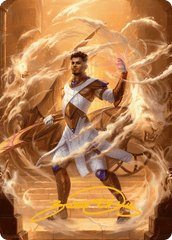 Basri, Tomorrow's Champion (09/54) Art Card (ADFT) - Gold-Stamped Signature