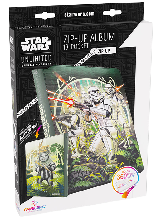 Binder - Star Wars Unlimited - Zip-Up Album - The First Legion & Teebo 18-Pocket
