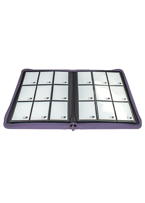 Binder - Zip Vivid Purple 9-Pocket