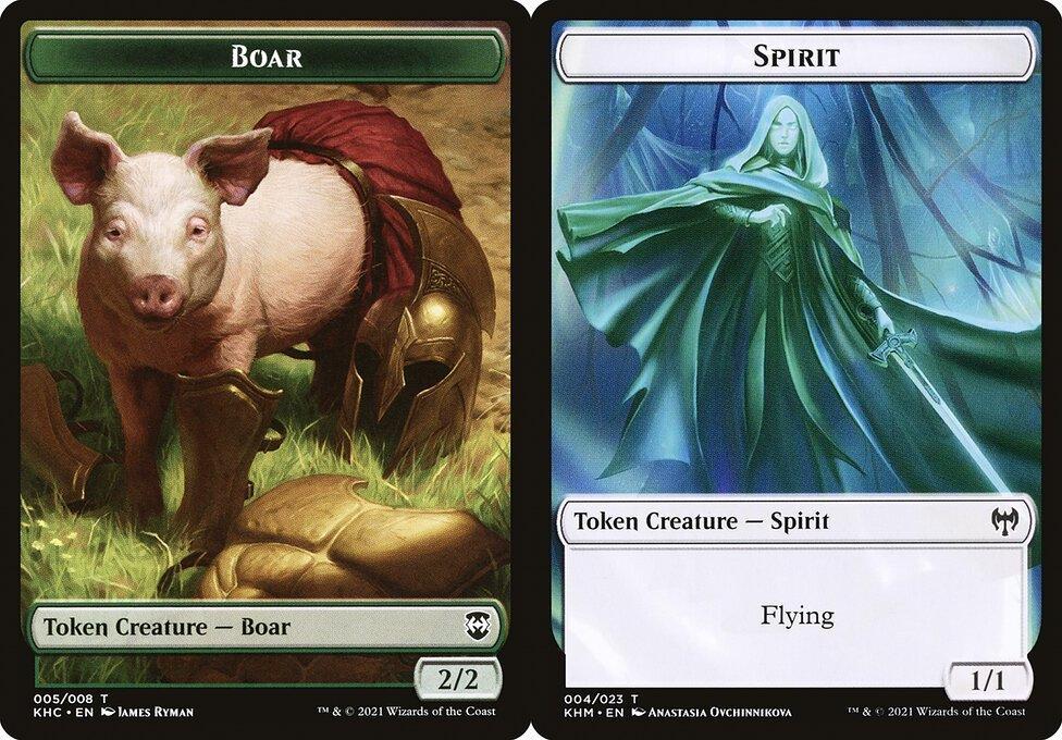 Boar (005) // Spirit (004) Double-Sided Token