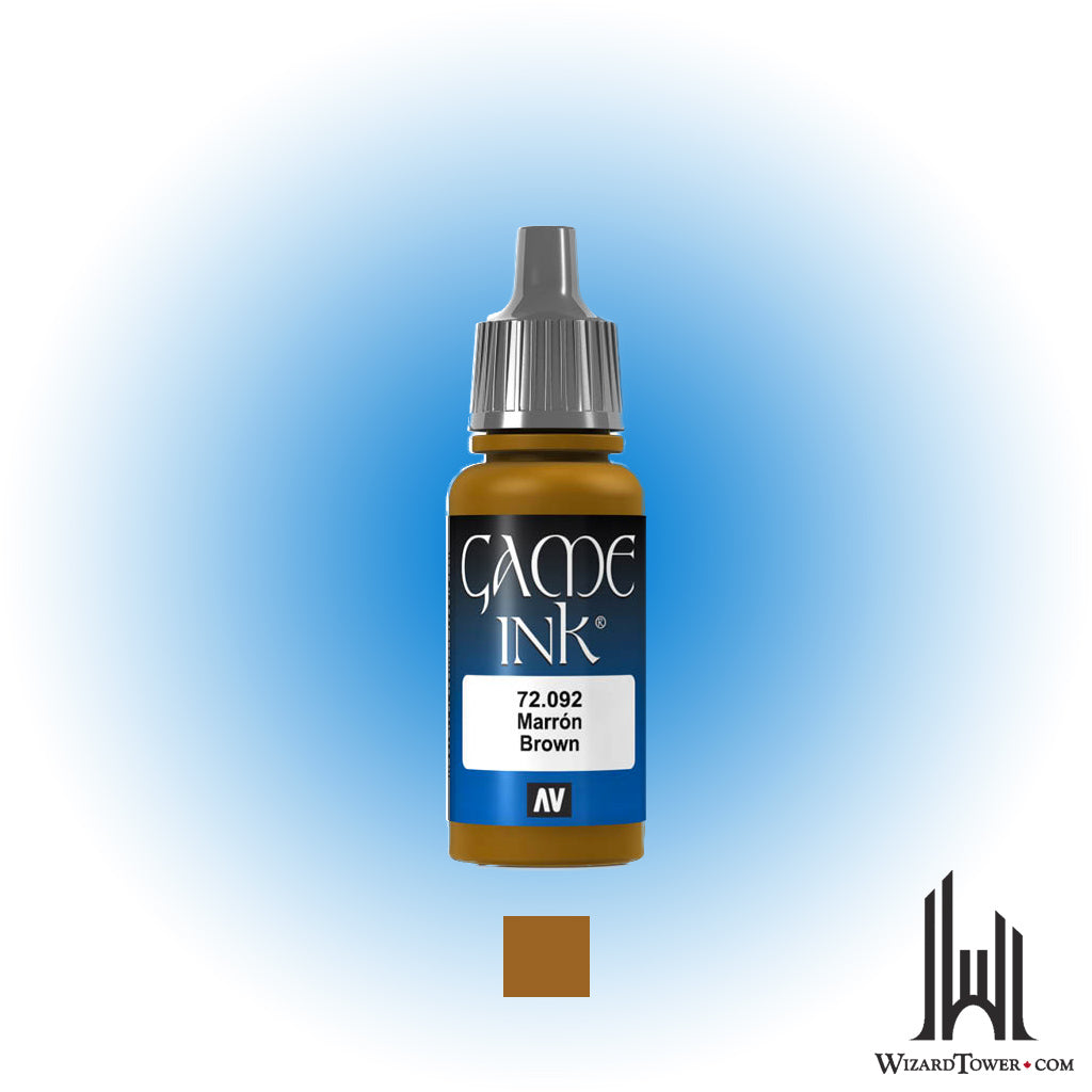 Vallejo Game Color Brown Ink 092 - 17ml