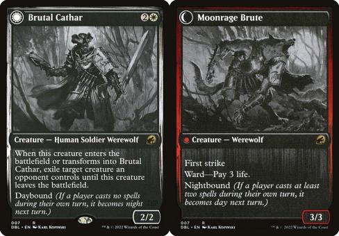 Brutal Cathar // Moonrage Brute - Foil