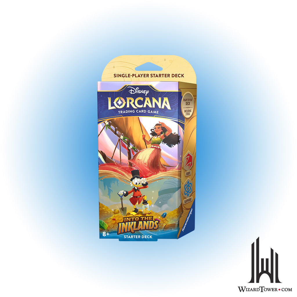 Disney Lorcana Into the Inklands Starter Deck - Ruby / Sapphire