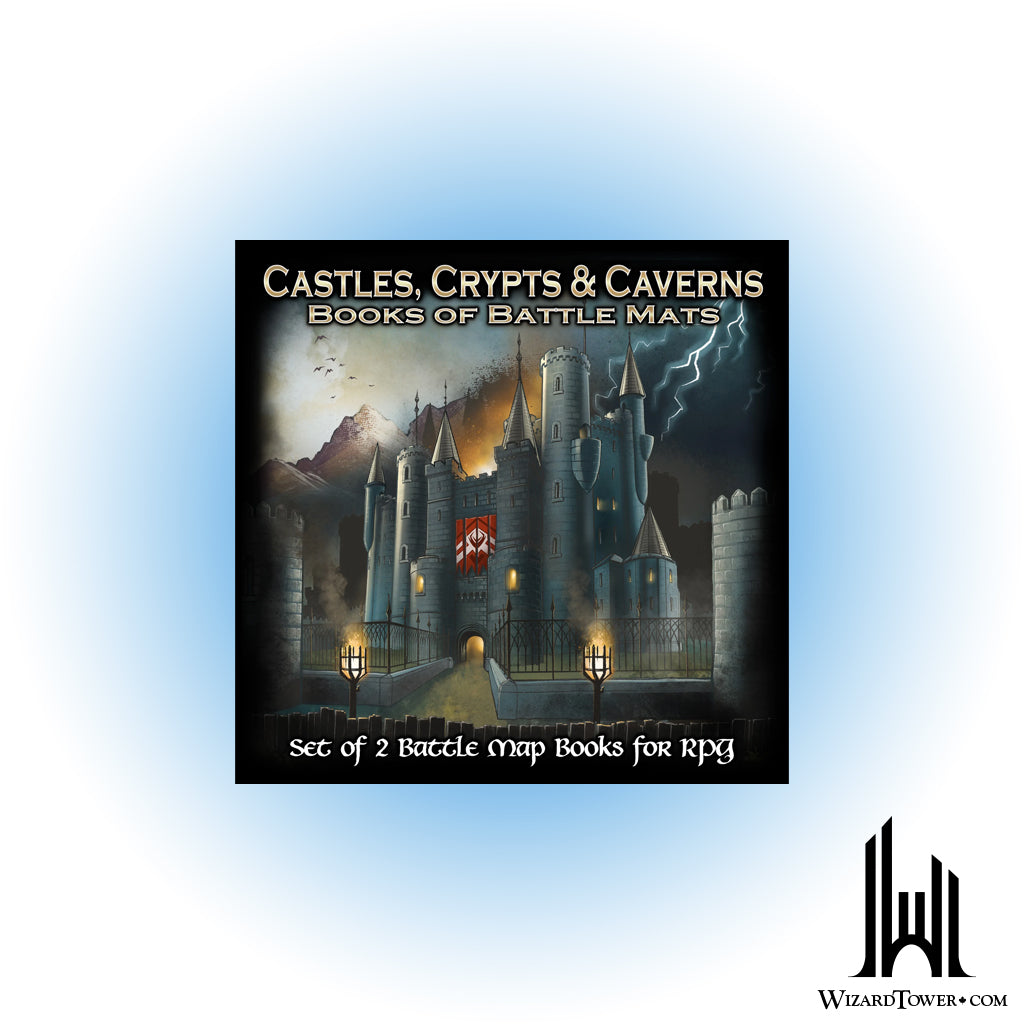 Book of Battle Mats - Castles, Crypts & Caverns
