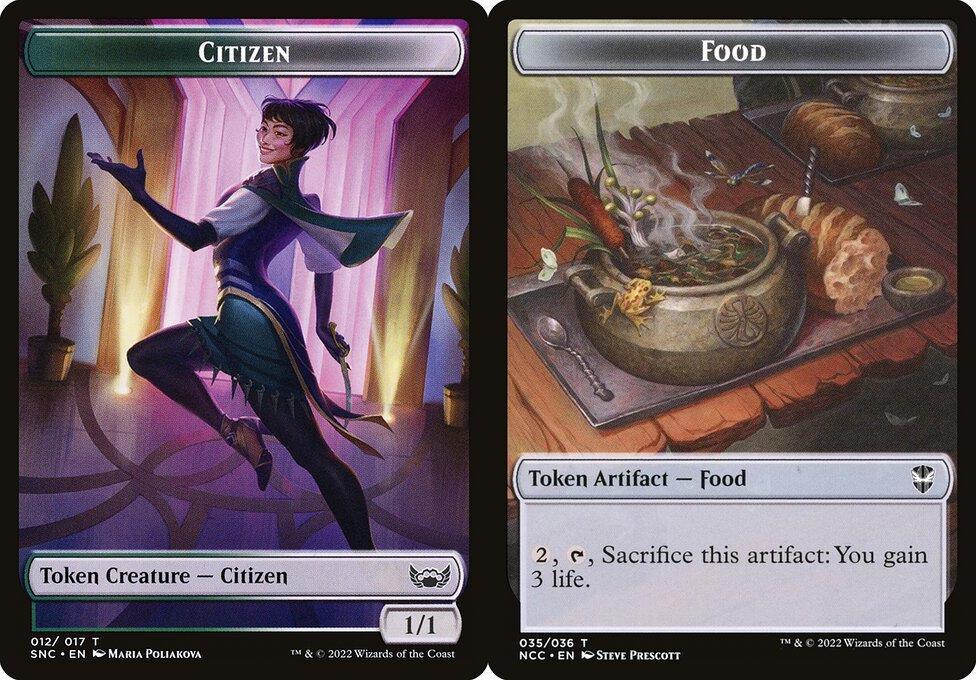 Citizen (012) // Food (035) Double-Sided Token