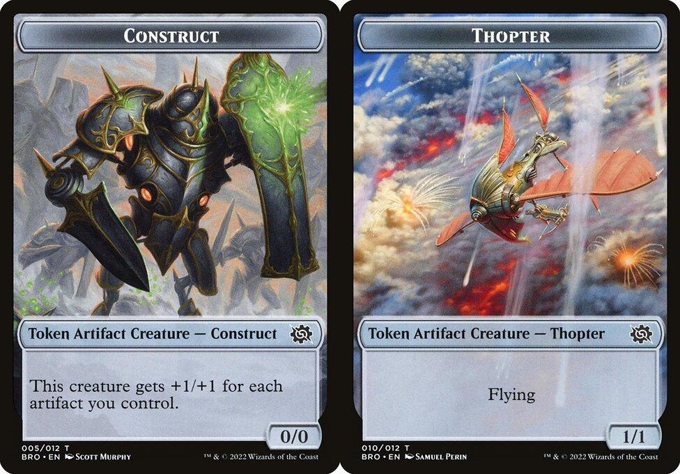 Construct (005) // Thopter (010) Double-Sided Token