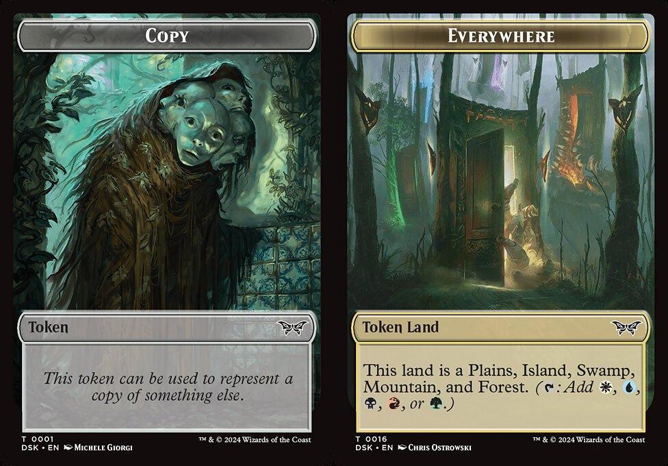 Copy (0001) // Everywhere (0016) Double-Sided Token - Foil