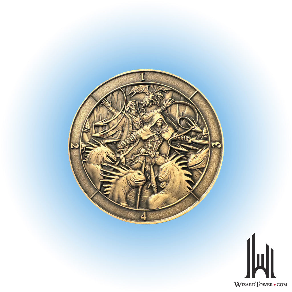 Individual Dice - Coin Battle Scene d4
