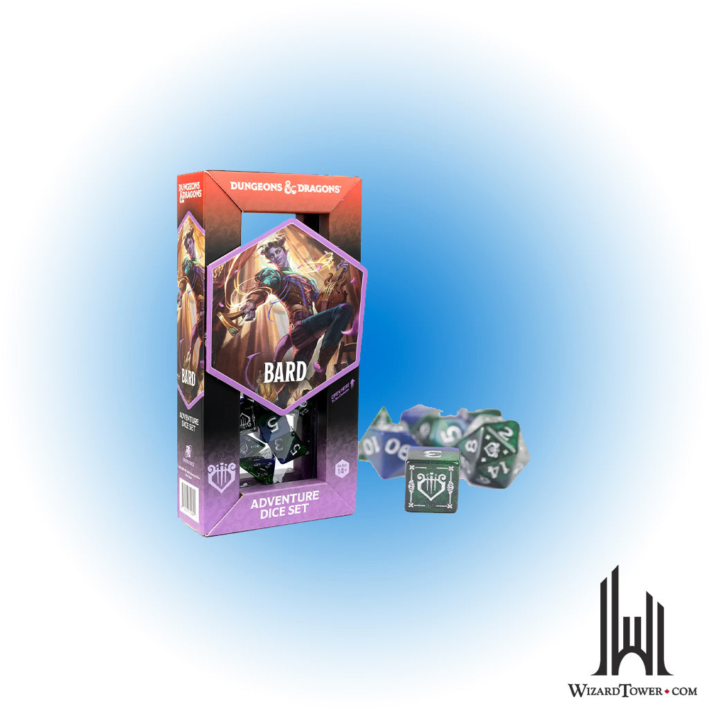 Dice Set - DnD Adventure Bard Blue 15ct