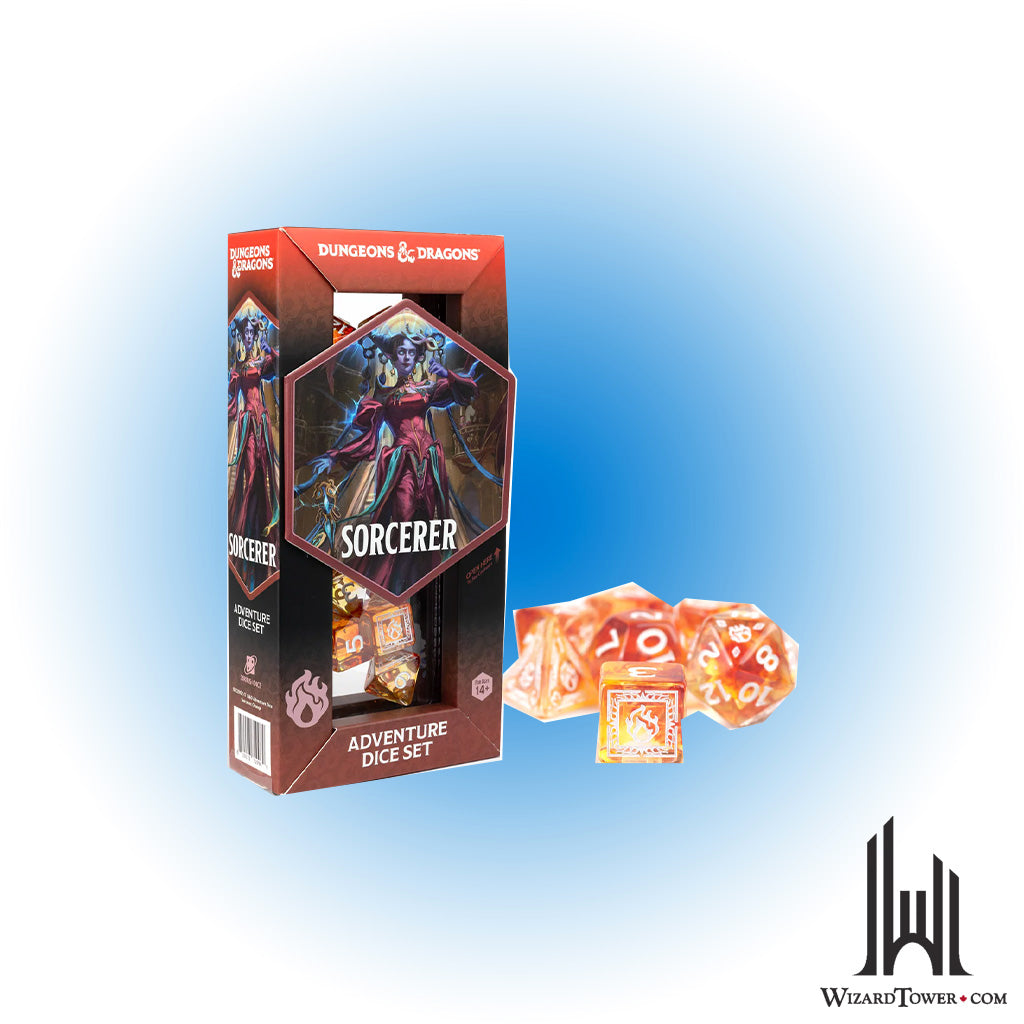 Dice Set - DnD Adventure Sorcerer Orange 16ct