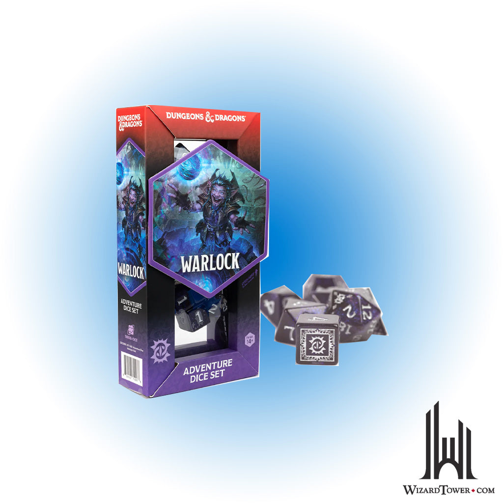 Dice Set - DnD Adventure Warlock Purple 16ct