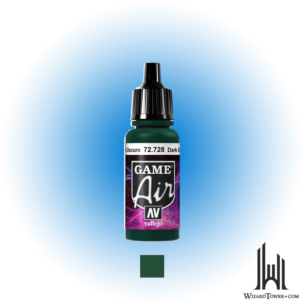 Vallejo Game Air Dark Green 728 - 17ml