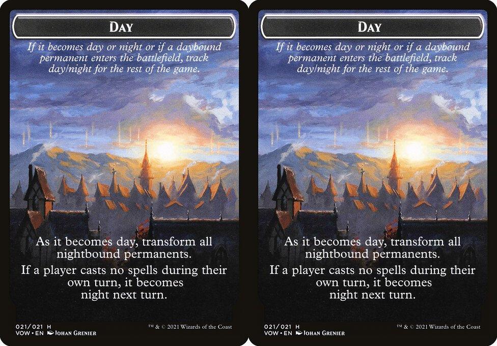 Day (021) // Night (021) Double-Sided Token