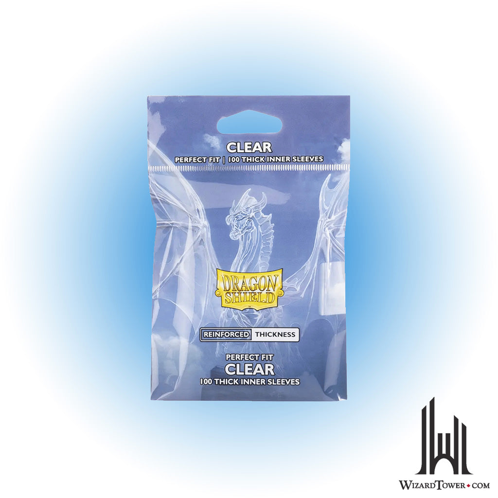 Deck Protectors - Dragon Shield Perfect Fit Clear Thick 100ct