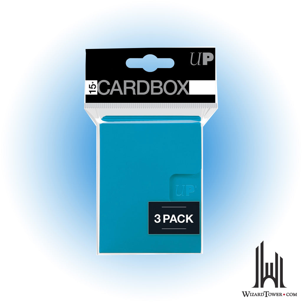 Deck Box - Card Box - Light Blue 15+ 3ct