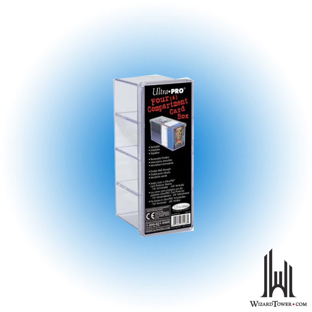 Deck Box - Pro 4 Compartment - Clear 150+