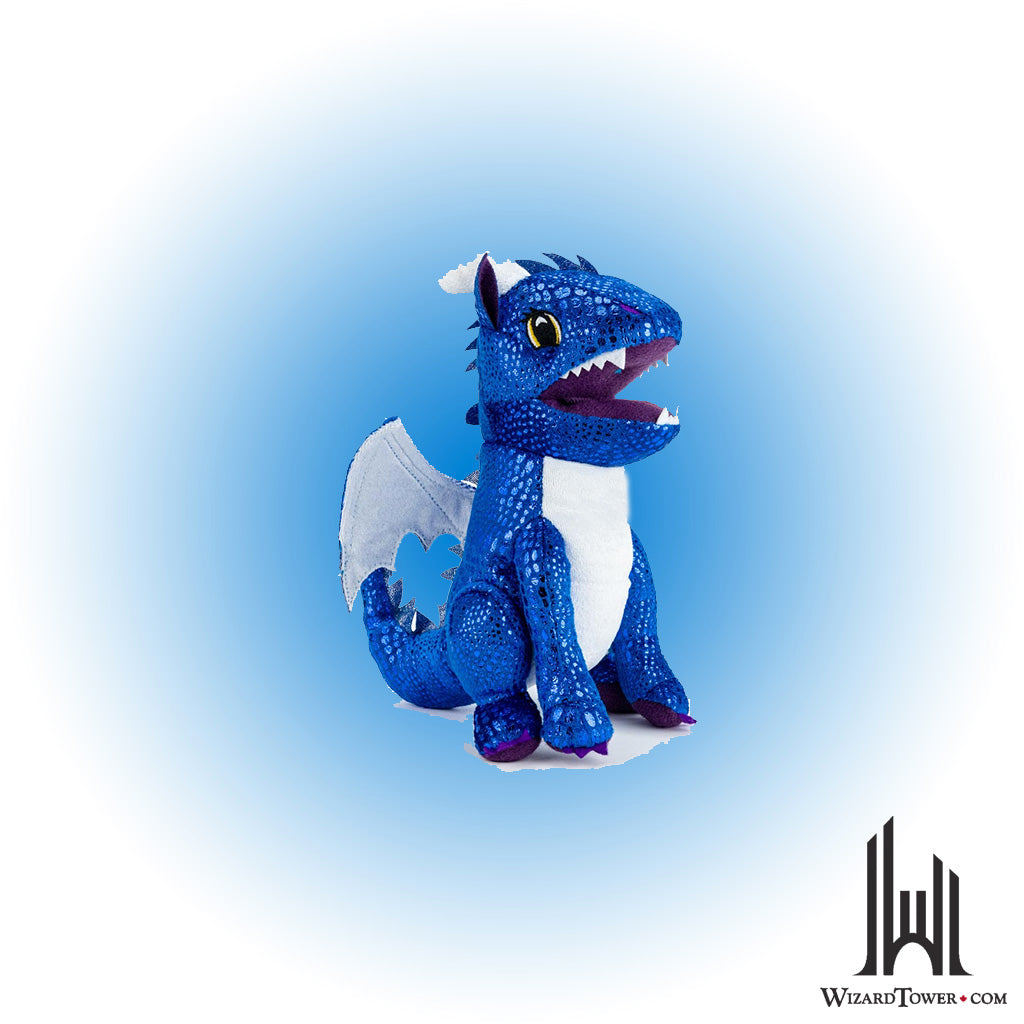 Dice Bag - Plush Blue Dragon