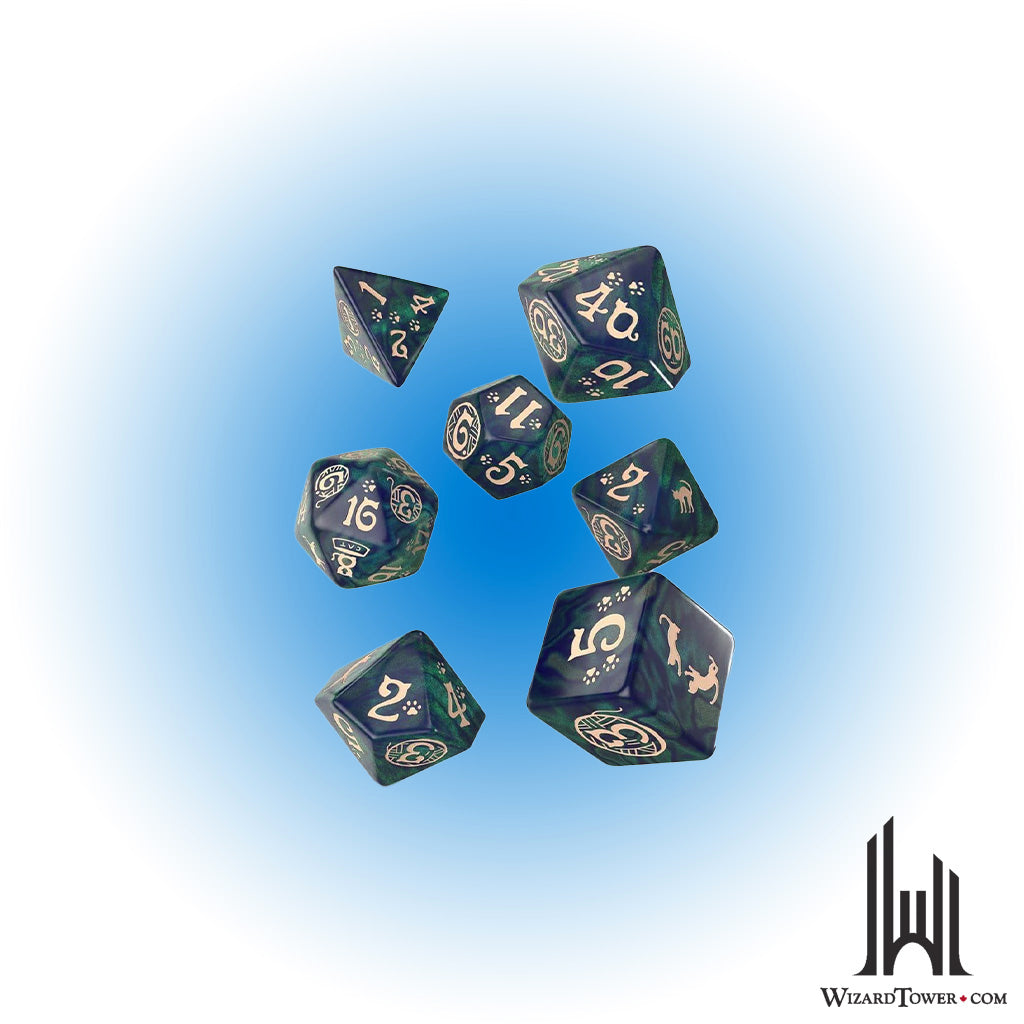 Dice Set - Cat Mittens 7ct