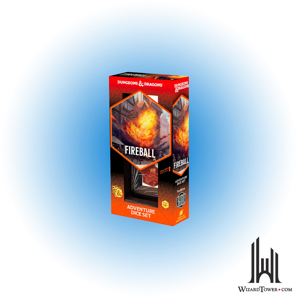 Dice Set - DnD Adventure Fireball 8ct