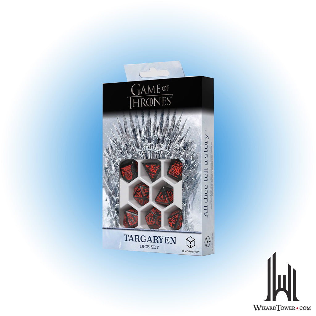 Dice Set - Game of Thrones Targaryen 7ct