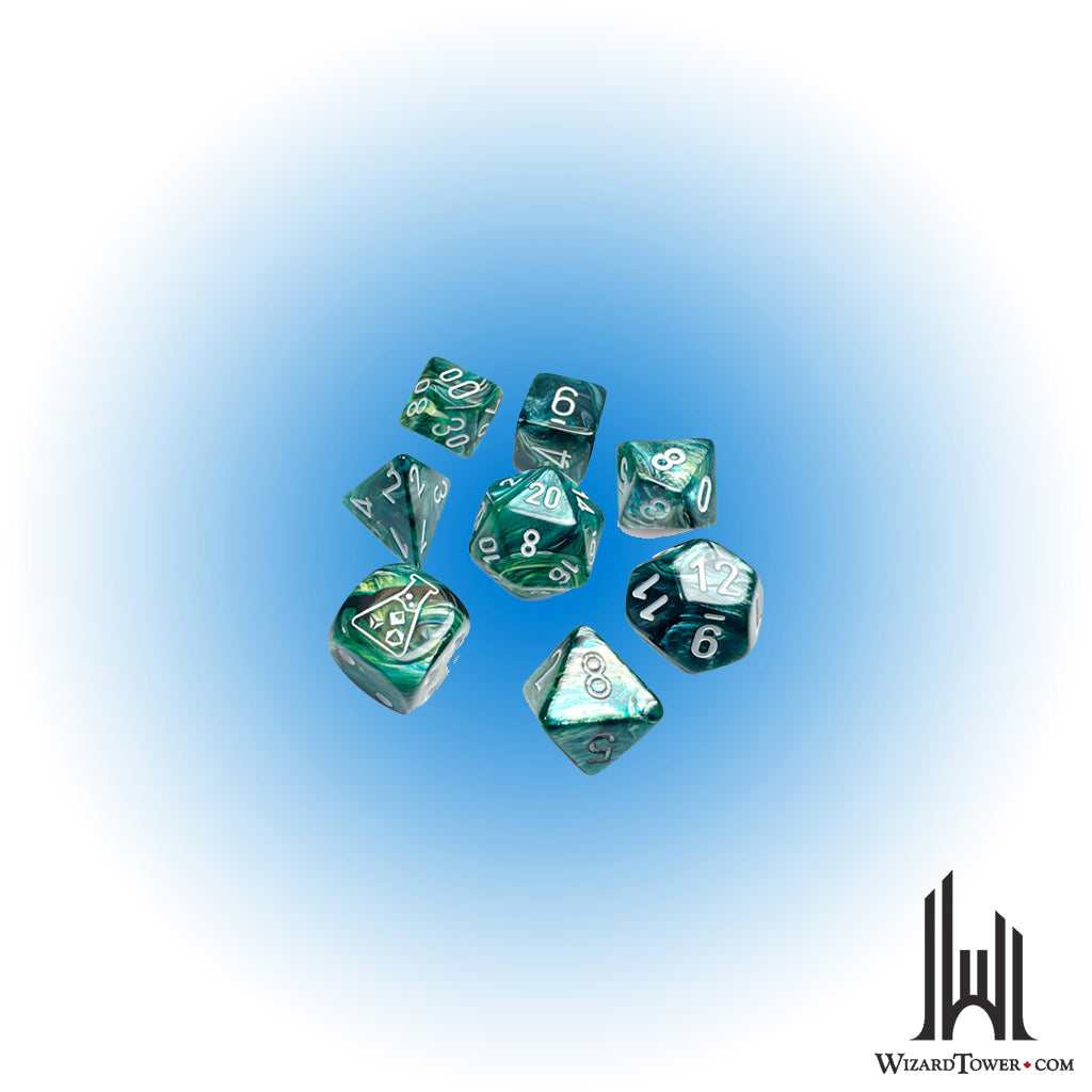 Dice Set - Lustrous Neptune / Grey 7ct