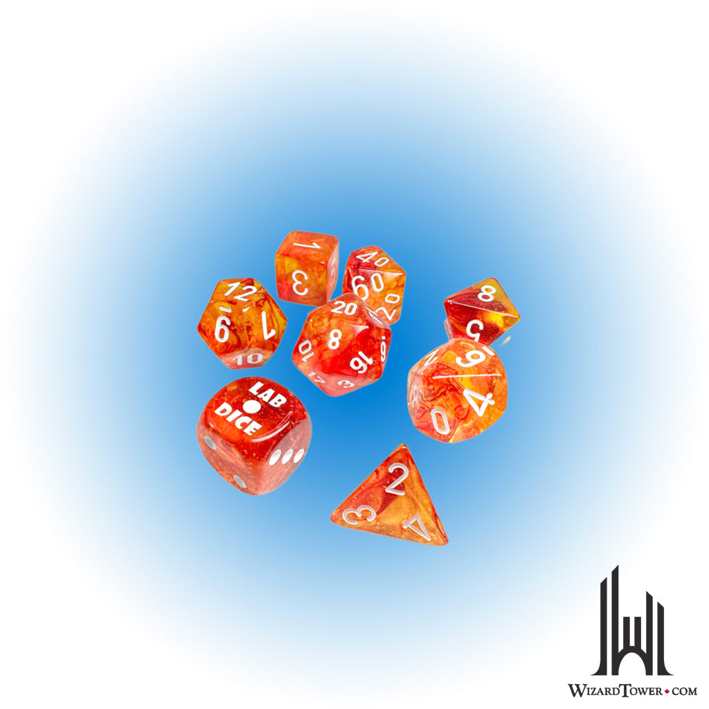 Dice Set - Nebula Molten / White 7ct
