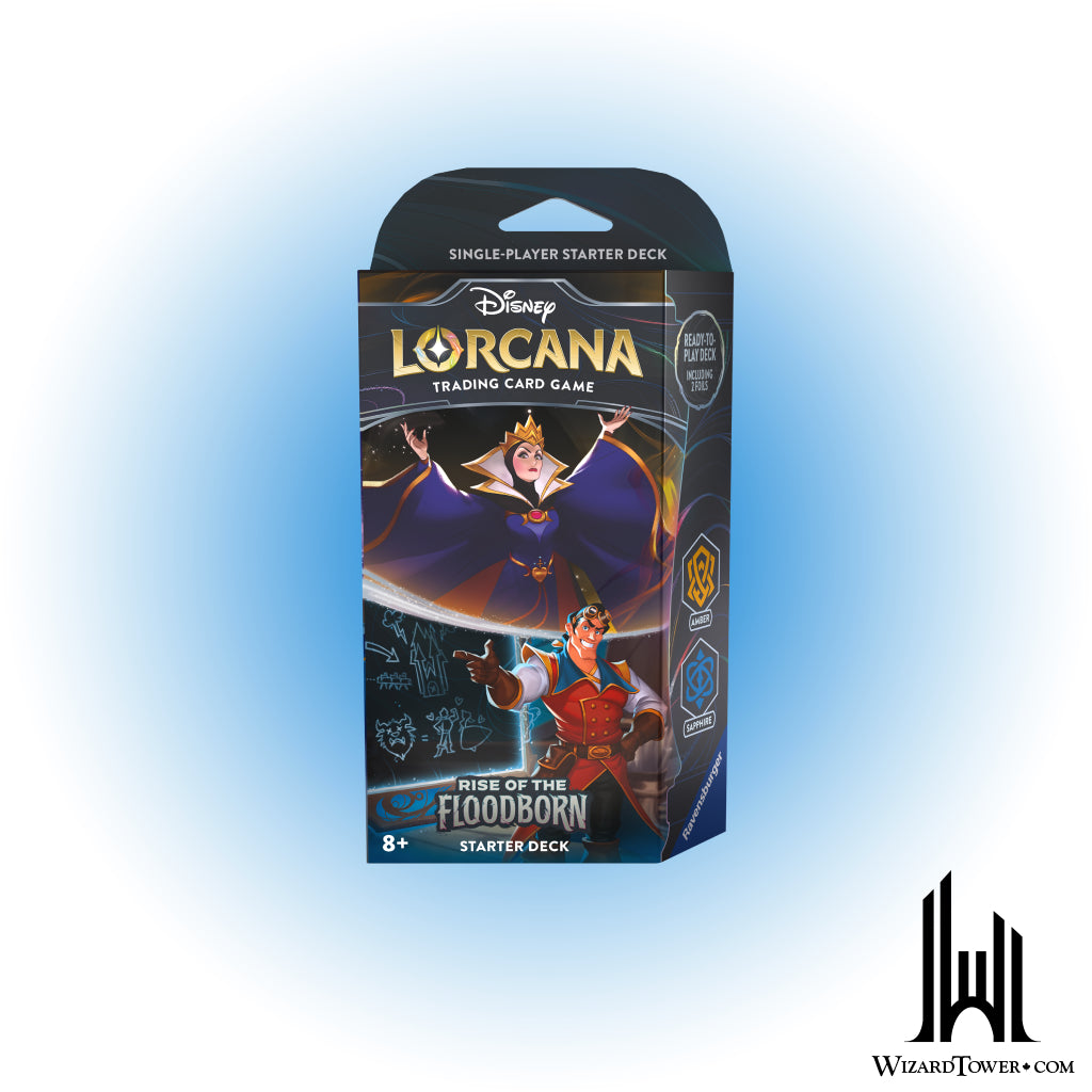 Disney Lorcana Rise of the Floodborn Starter Deck - Amber / Sapphire