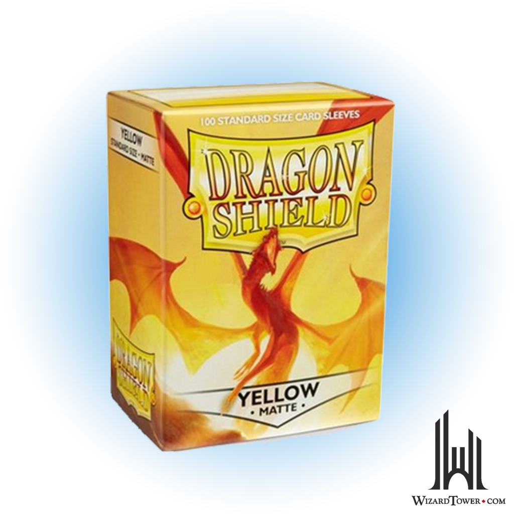 Deck Protectors - Dragon Shield Matte Yellow 100ct