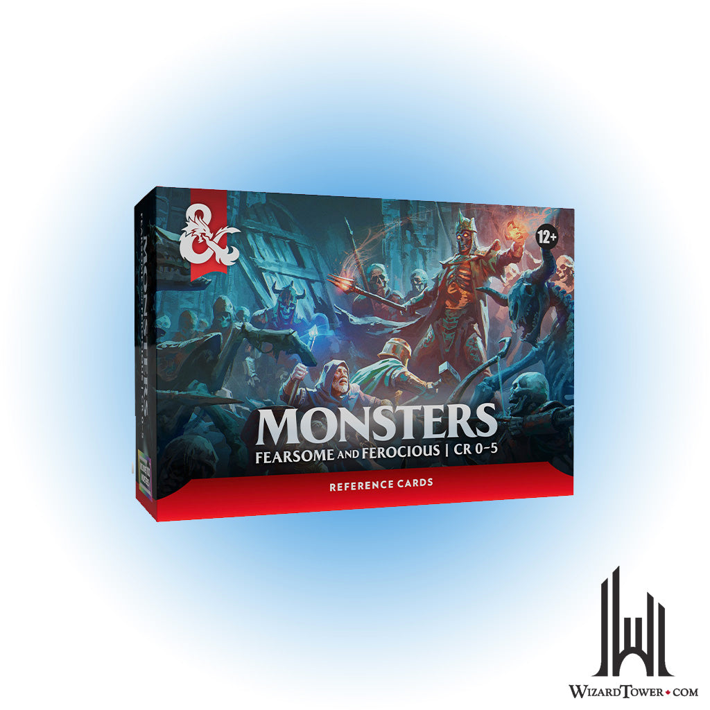 Dungeons & Dragons 5th Edition Reference Cards - Monsters Fearsome and Ferocious (CR 0-5)