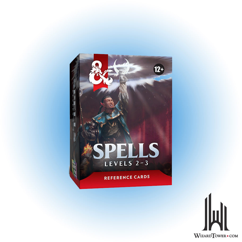 Dungeons & Dragons 5th Edition Reference Cards - Spells (Levels 2-3)