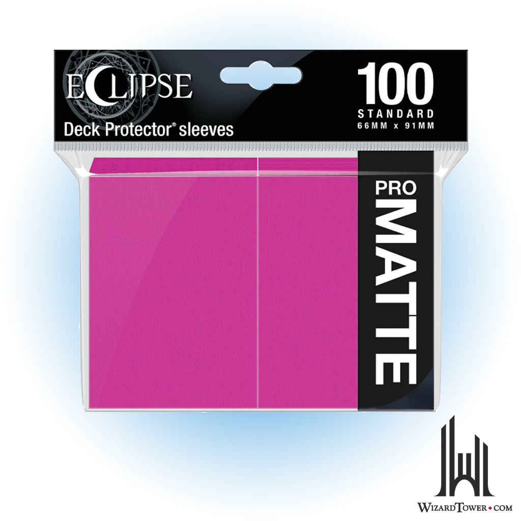 Deck Protectors - Eclipse Matte Hot Pink 100ct