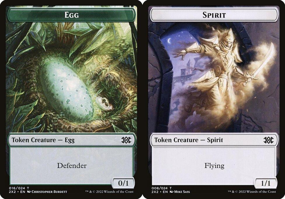 Egg (016) // Spirit (008) Double-Sided Token