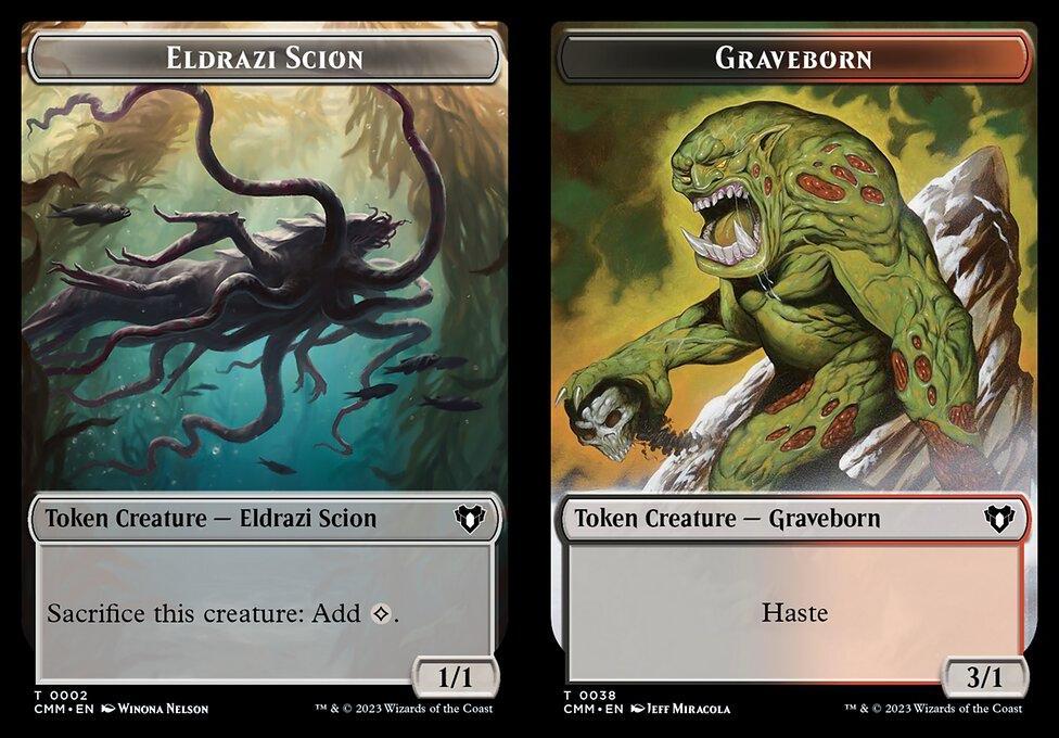 Eldrazi Scion (0002) // Graveborn (0038) Double-Sided Token
