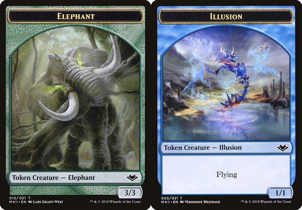 Elephant (012) // Illusion (005) Double-Sided Token