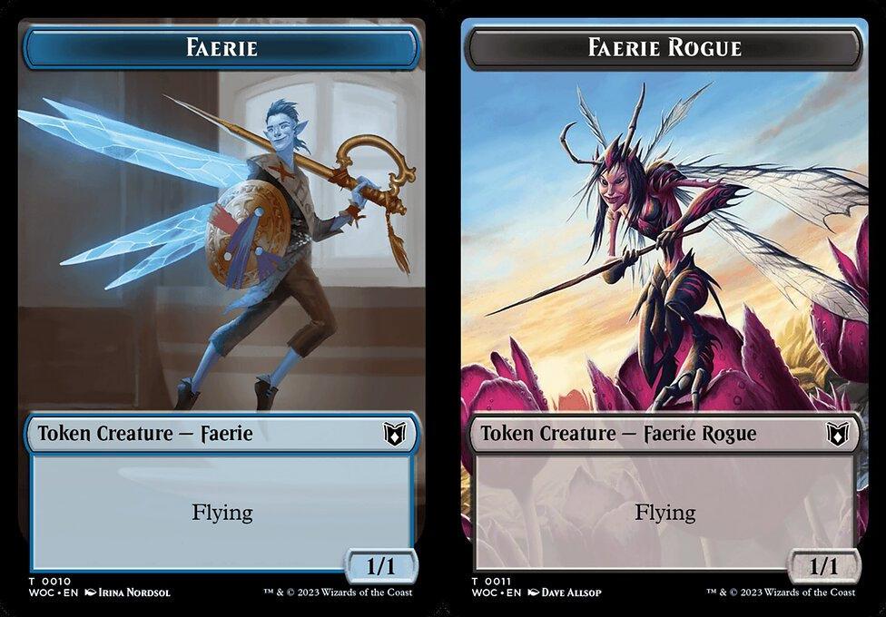 Faerie (0010) // Faerie Rogue (0011) Double-Sided Token
