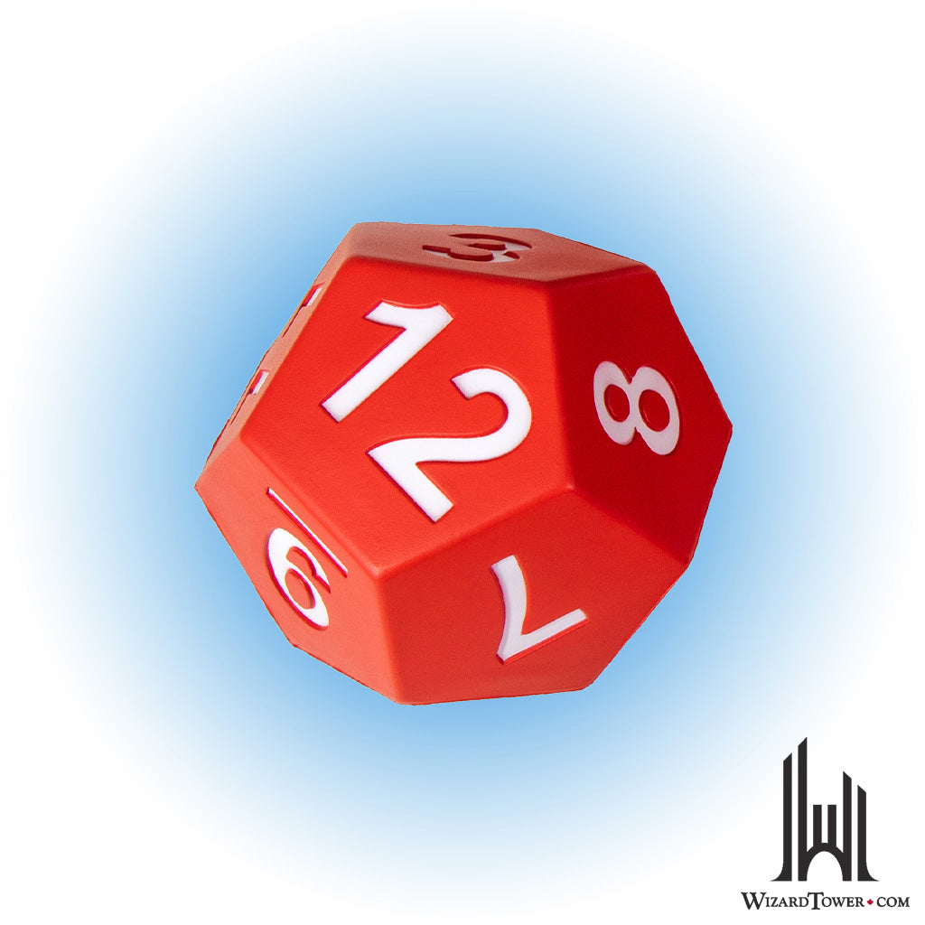Foam Dice - D12 - Red