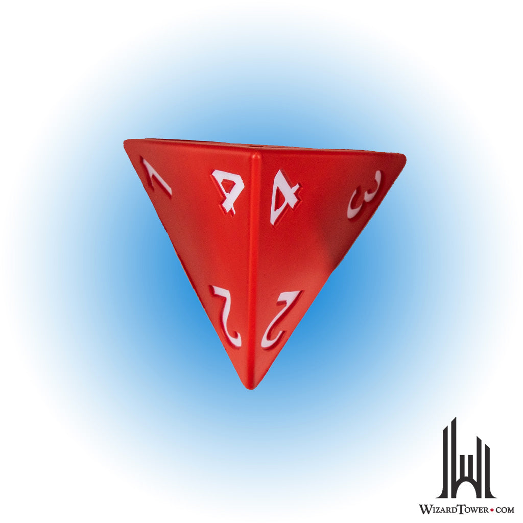 Foam Dice - D4 - Red