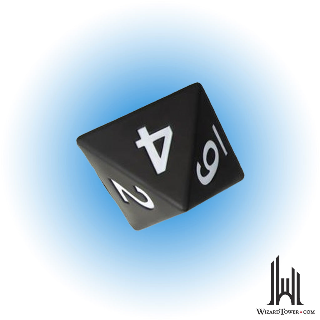 Foam Dice - D8 - Black
