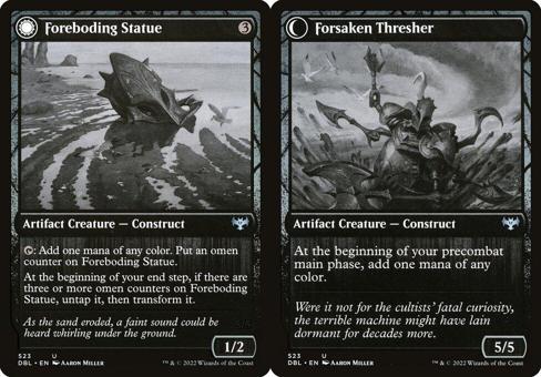 Foreboding Statue // Forsaken Thresher - Foil