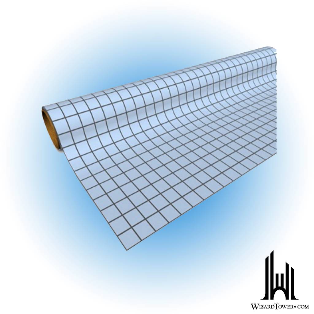 Gaming Paper - Square Grid Roll - Blue 1"