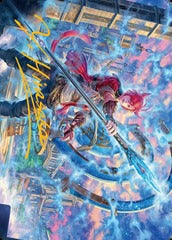G'raha Tia, Scion Reborn (19/53) Art Card (AFIN) - Gold-Stamped Signature