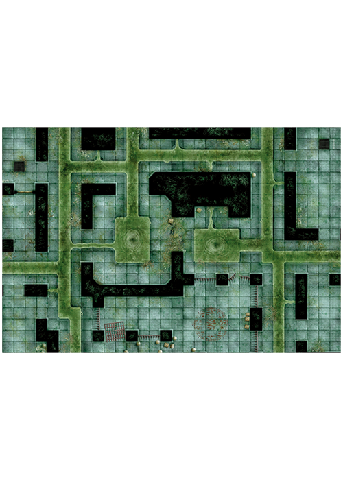Gaming Mat - Ratfang Sewers Vinyl Battle Mat 20" x 30"
