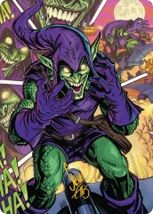 Green Goblin (49/54) Art Card (ASMP) - Gold-Stamped Signature
