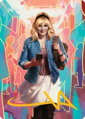 Gwen Stacy (13/54) Art Card (ASMP) - Gold-Stamped Signature