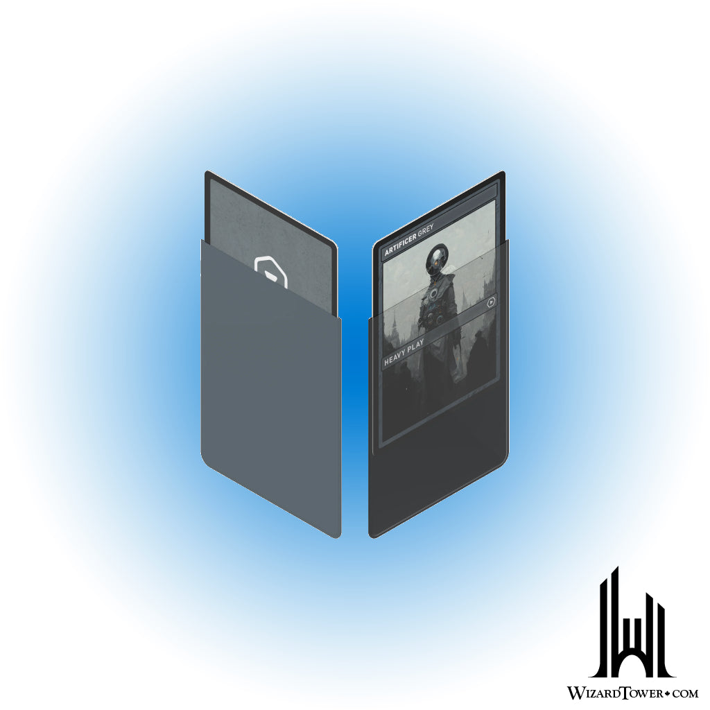 Deck Protectors - Heavy Play Artificer Grey 100ct