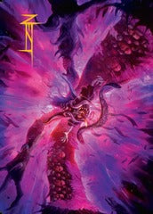 Hades, Sorcerer of Eld (12/53) Art Card (AFIN) - Gold-Stamped Signature