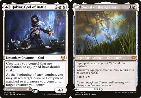 Halvar, God of Battle // Sword of the Realms - Foil