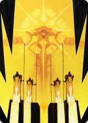 Hardlight Containment (04/54) Art Card (AEOE) - Gold-Stamped Signature