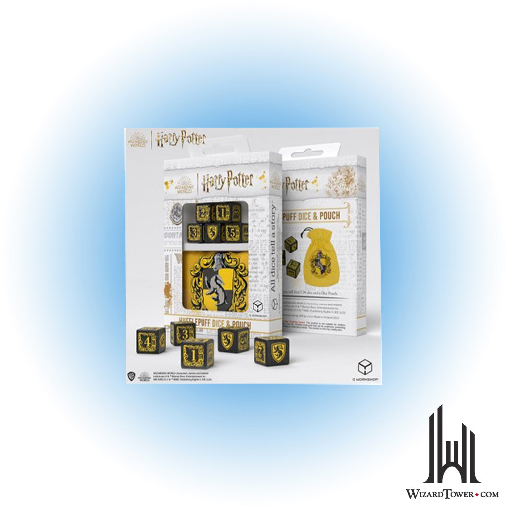 Dice Set - Harry Potter Hufflepuff With Pouch