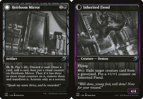 Heirloom Mirror // Inherited Fiend - Foil